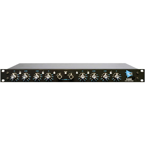 API 5500 Dual Equaliser in black front view