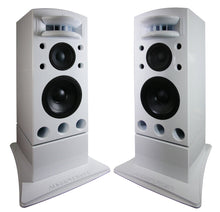 Load image into Gallery viewer, White Augspurger Treo 812 Pair Speaker system.