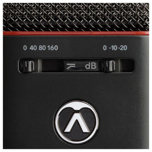 Black Austrian Audio OC18 Condenser Microphone - Close Up View