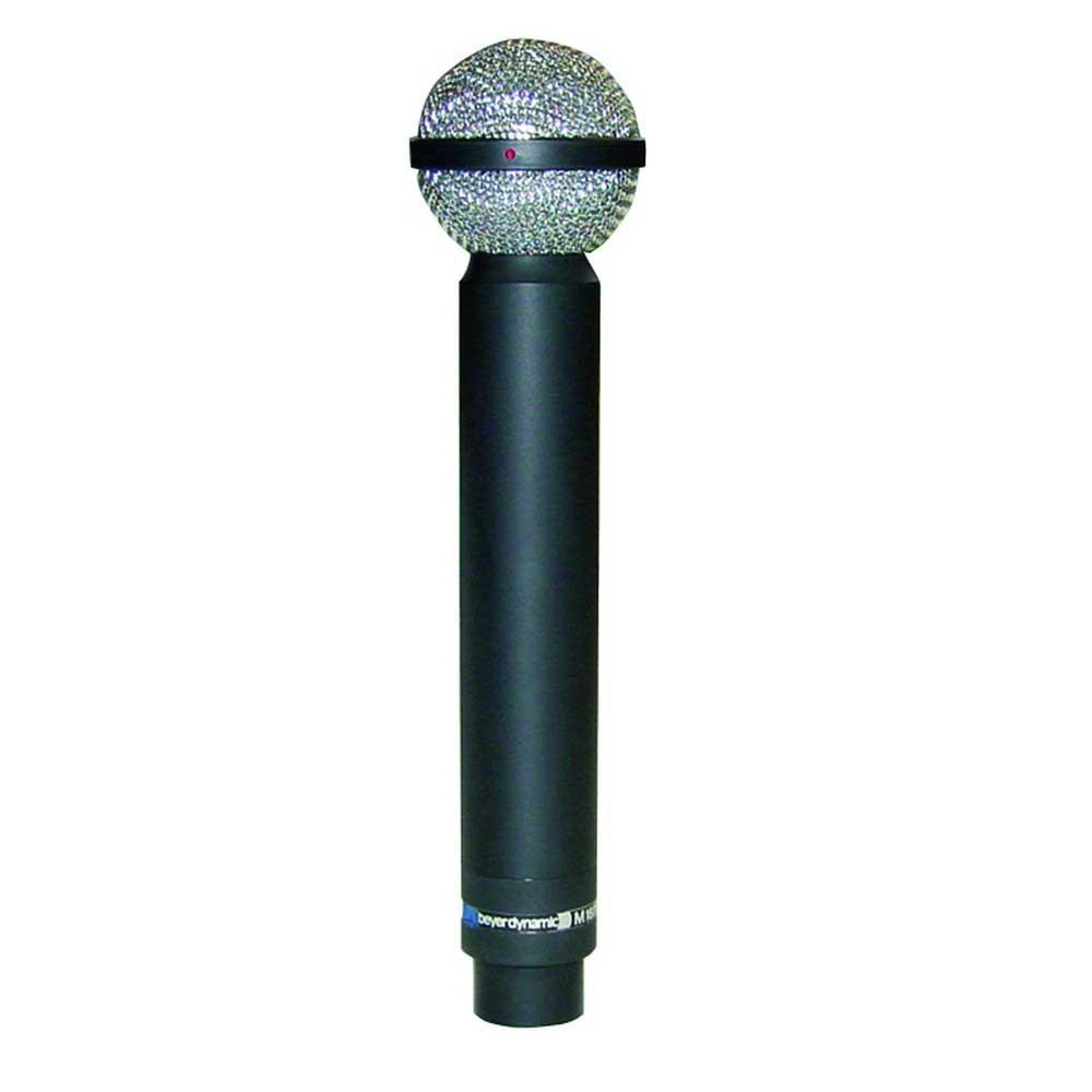 Black Beyerdynamic M160 Double Ribbon Microphone Front View