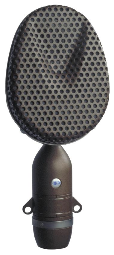 Coles 4038 Ribbon Microphone in black front view photo.