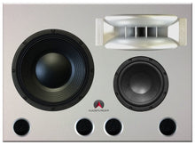 Load image into Gallery viewer, White Augspurger Treo 812 Speaker close-up.